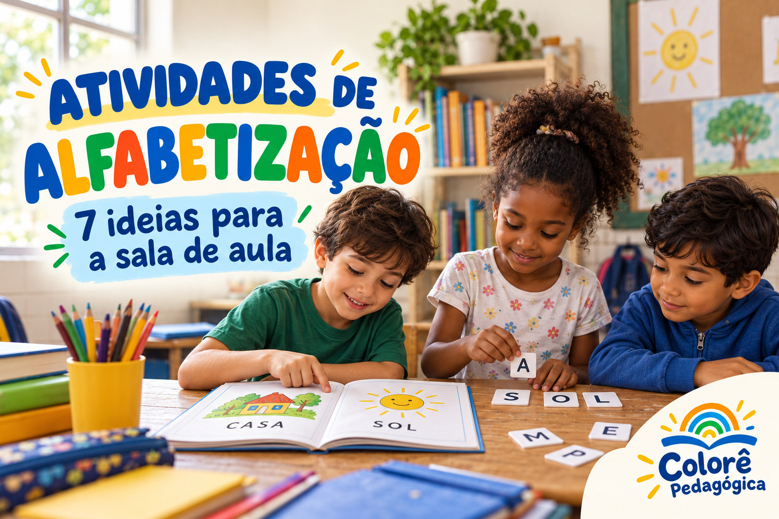 Atividades de alfabetização: 7 ideias para a sala de aula