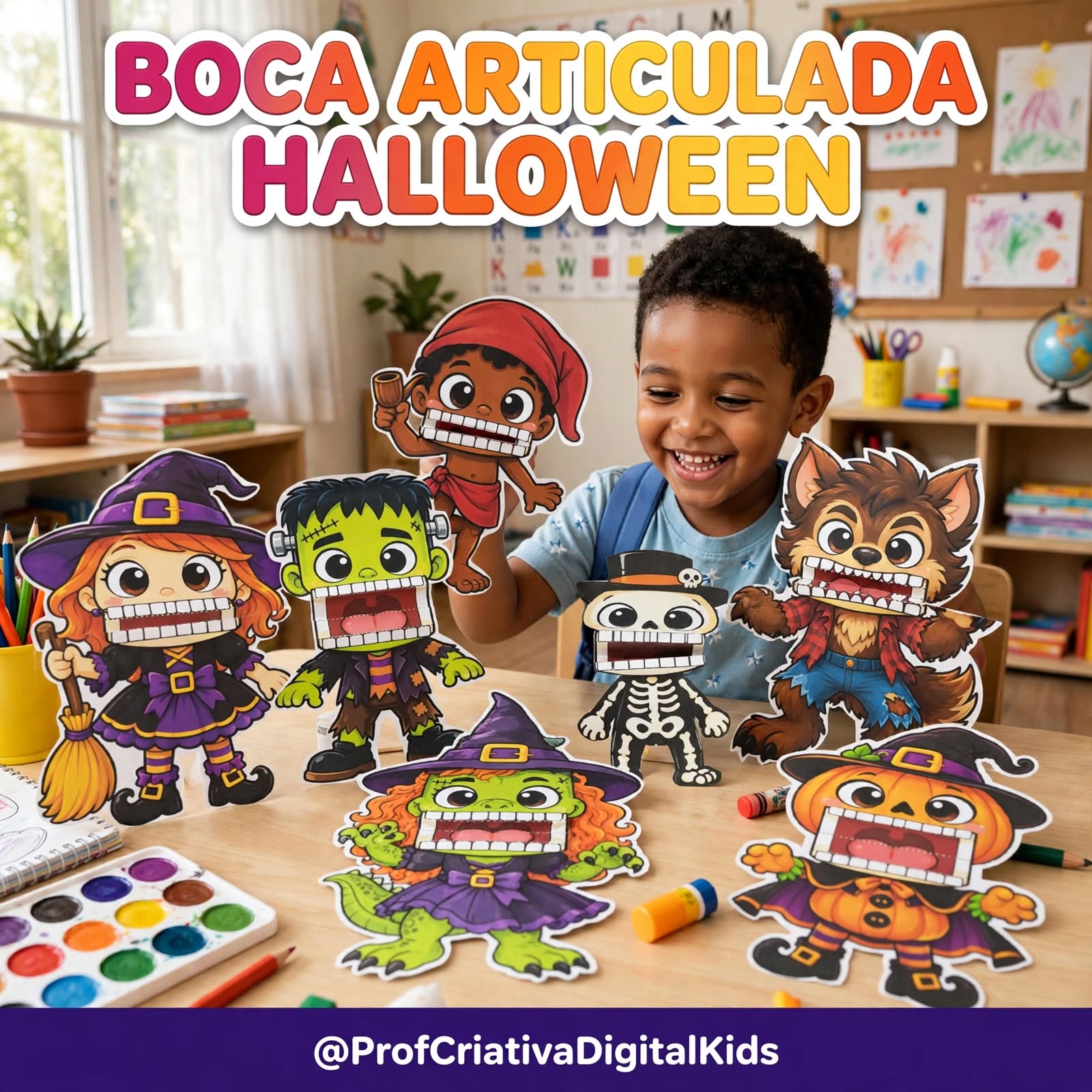 Halloween na Escola: Boca Articulada e Dia do Saci