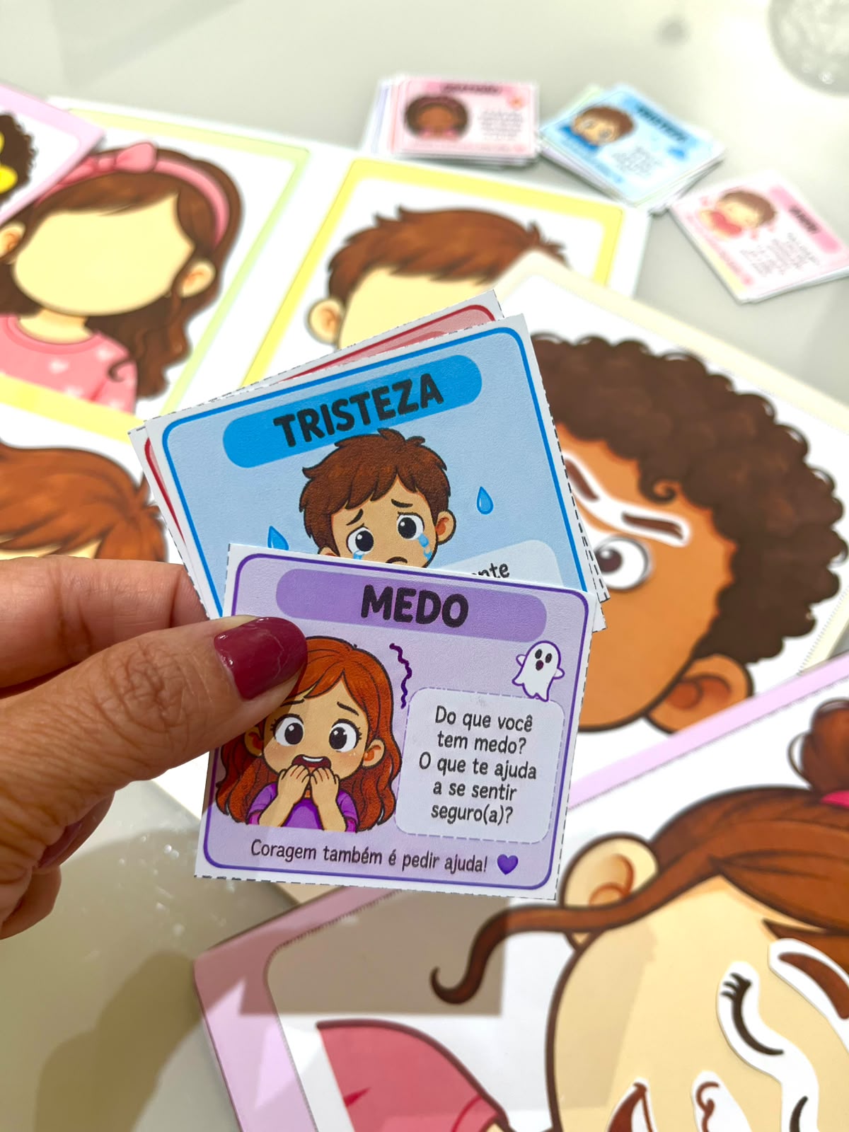 Meu Rosto das Emoções - Atividade Lúdica Socioemocional