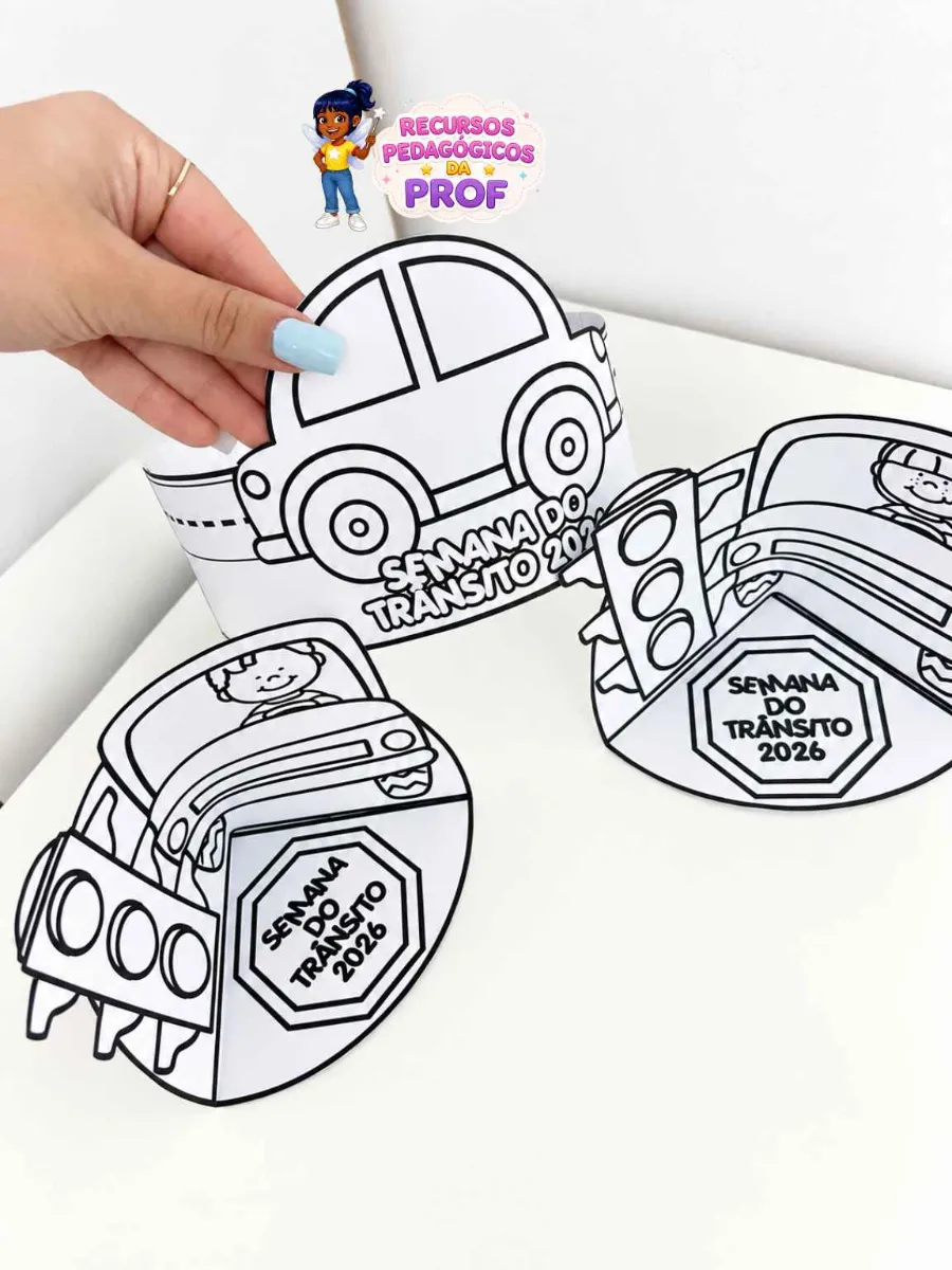 Atividades Interativas para Colorir Semana do Trânsito — amostra 4: Atividades Interativas para Colorir foi desenvolvido…