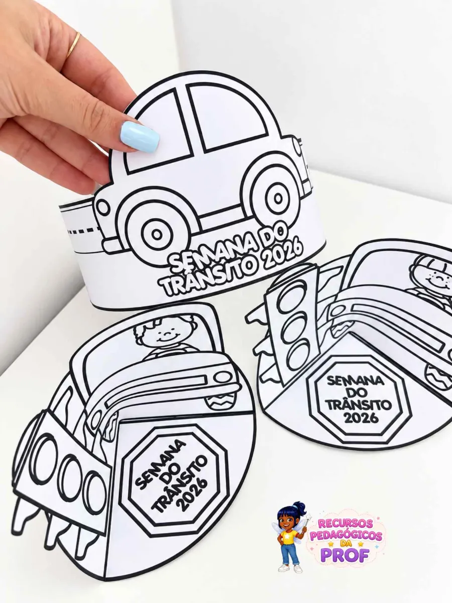 Atividades Interativas para Colorir Semana do Trânsito — amostra 5: Atividades Interativas para Colorir foi desenvolvido…