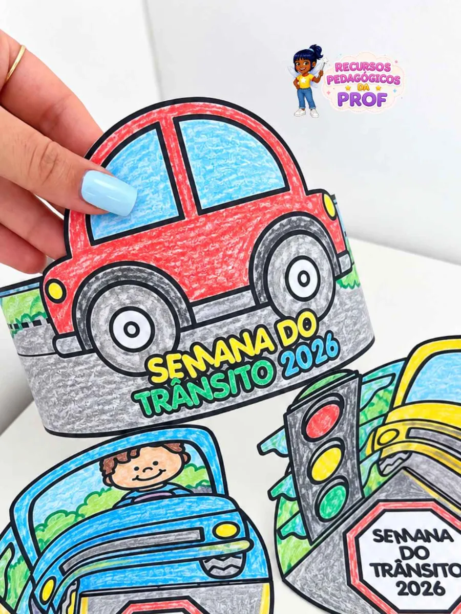 Atividades Interativas para Colorir Semana do Trânsito — amostra 2: Atividades Interativas para Colorir foi desenvolvido…