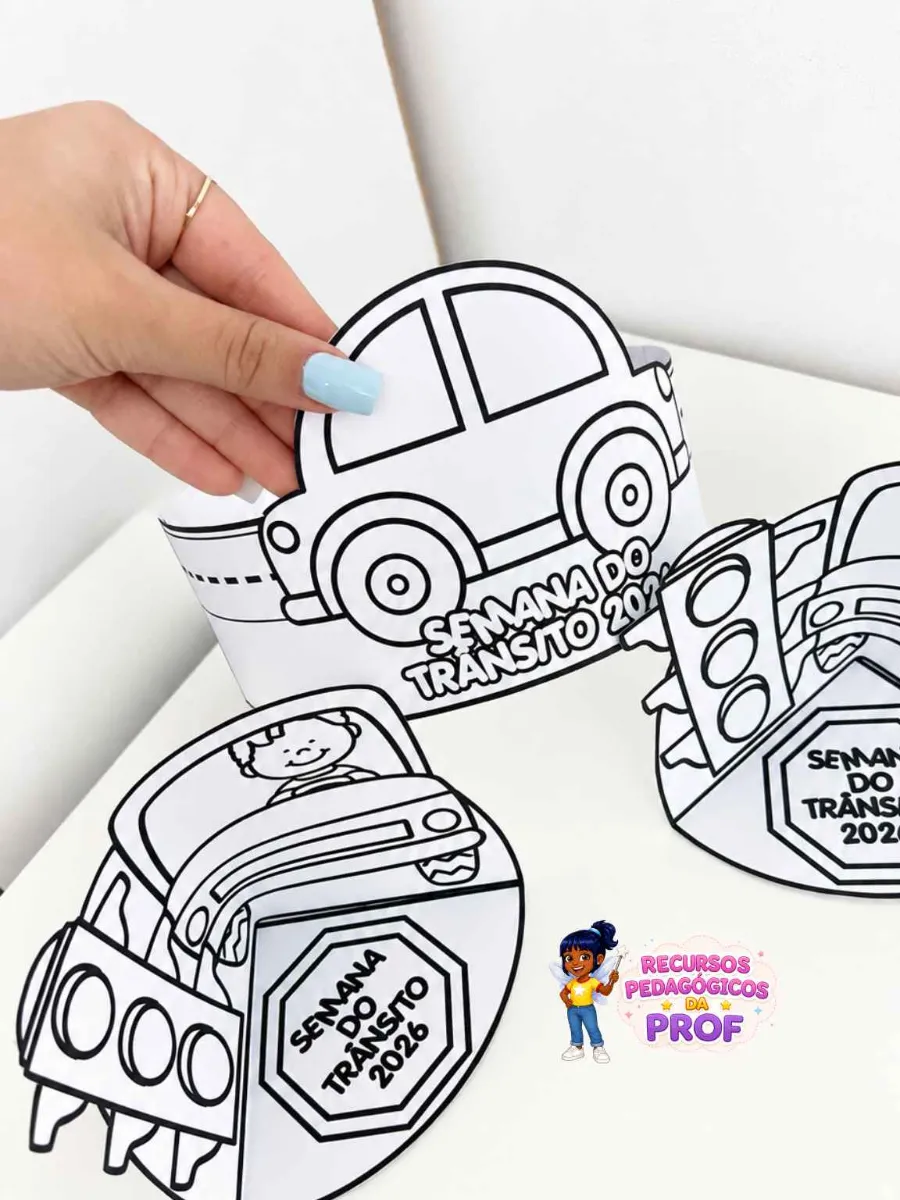Atividades Interativas para Colorir Semana do Trânsito — amostra 1: Atividades Interativas para Colorir foi desenvolvido…