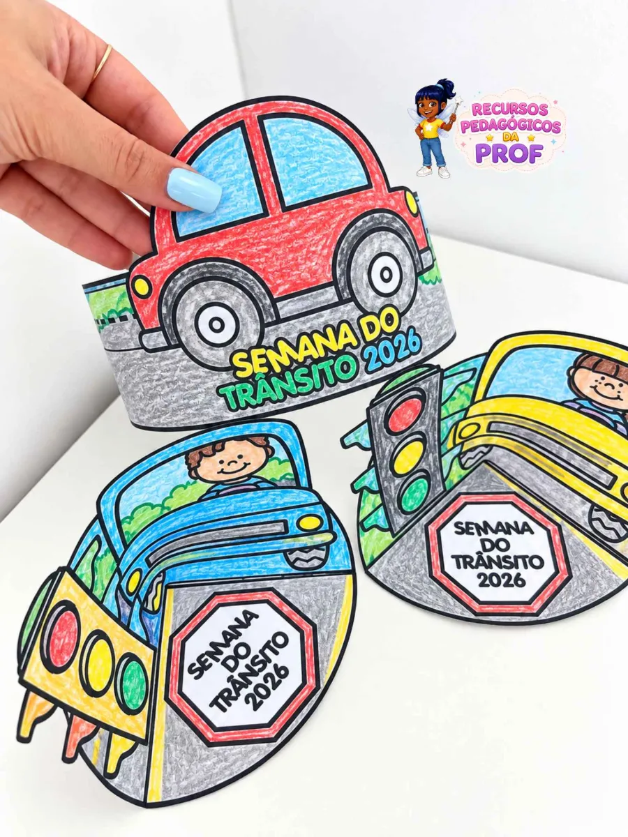 Atividades Interativas para Colorir Semana do Trânsito — Atividades para 3º ano: Atividades Interativas para Colorir foi…