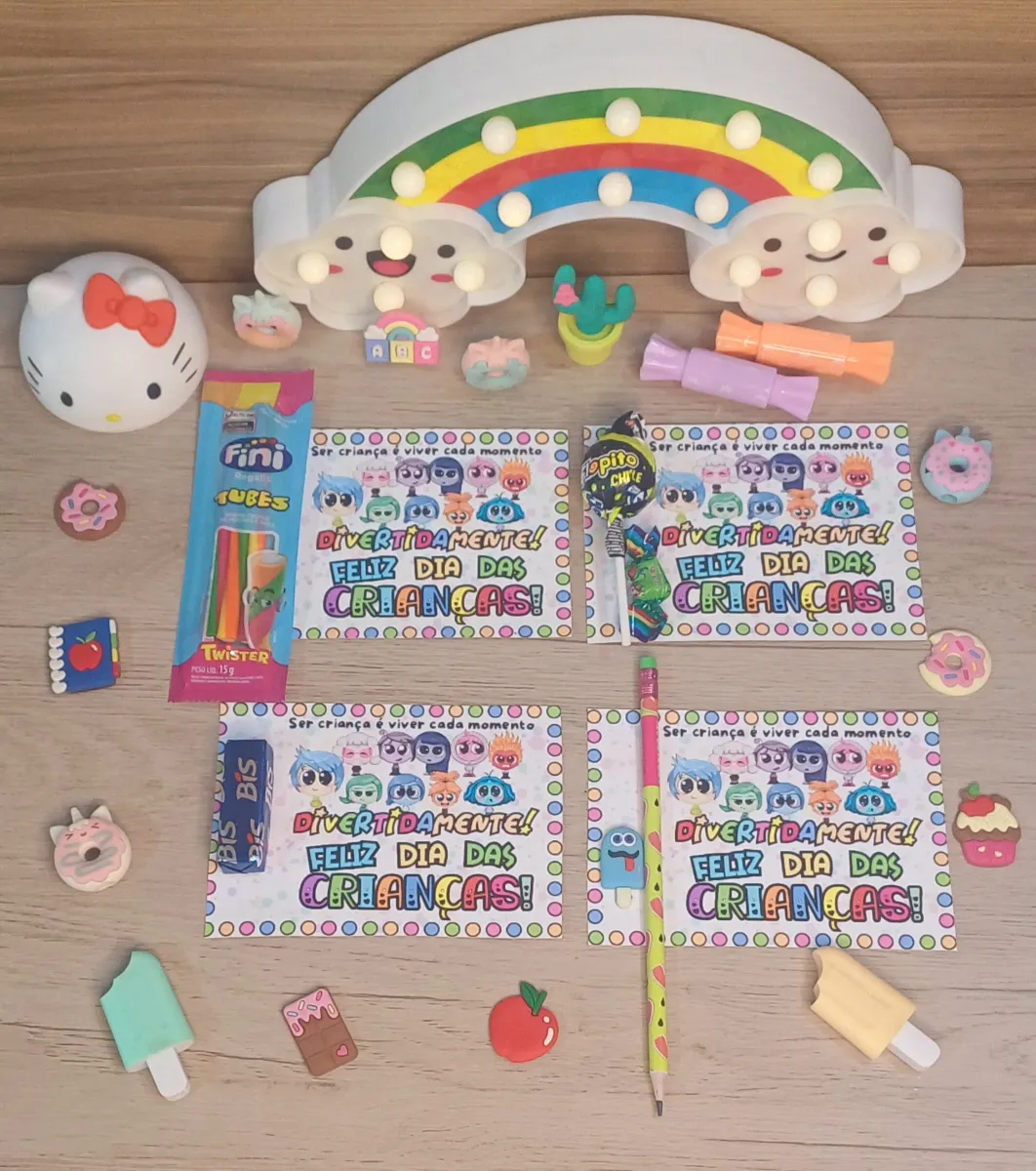BAMBOLÊ DIA DAS CRIANÇAS DIVERTIDAMENTE — amostra 1: Material interativo e educativo para crianças aprenderem brincando…