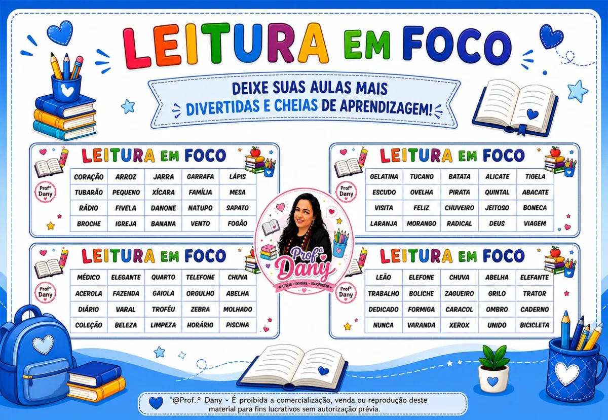 Leitura em Foco -Um material completo e versátil, pensado para tornar o processo de alfabetização mais dinâmico ,lúdico —…