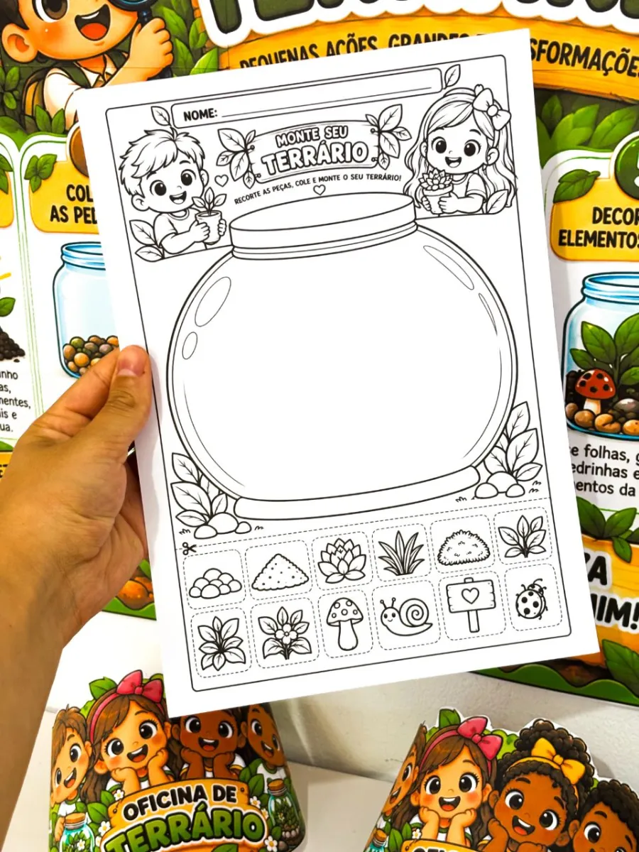 Super Kit Meu Terrário — amostra 5: O KIT OFICINA DE TERRÁRIO transforma o contato com a natureza em uma experiência de…