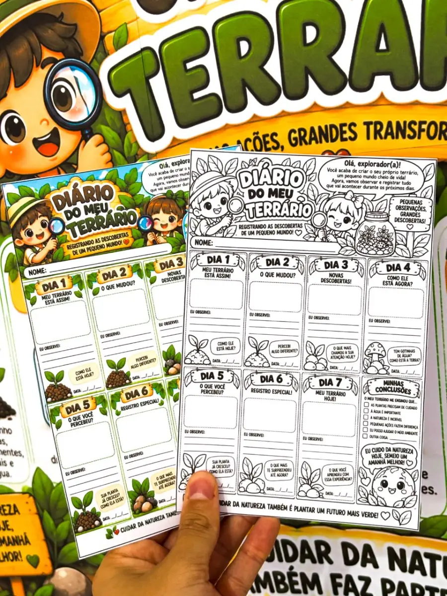 Super Kit Meu Terrário — amostra 6: O KIT OFICINA DE TERRÁRIO transforma o contato com a natureza em uma experiência de…