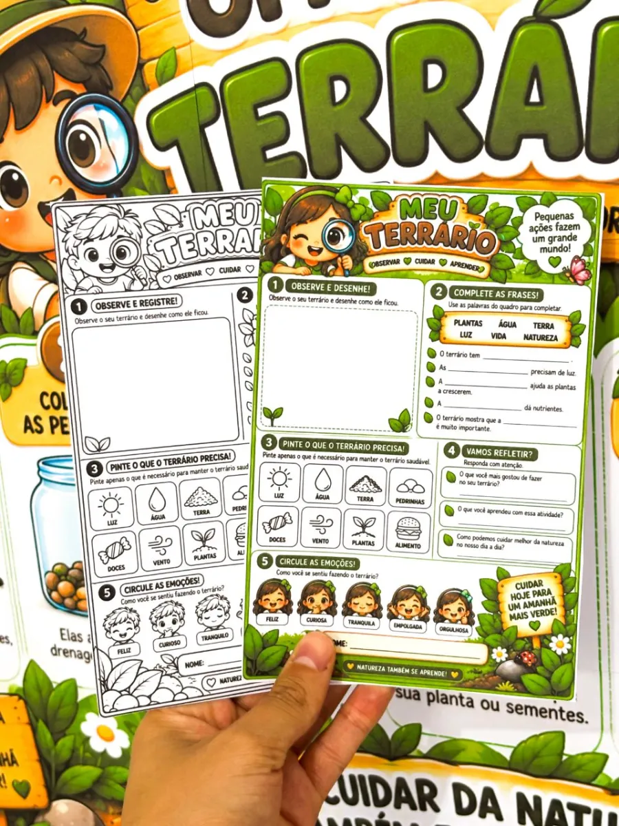 Super Kit Meu Terrário — amostra 7: O KIT OFICINA DE TERRÁRIO transforma o contato com a natureza em uma experiência de…