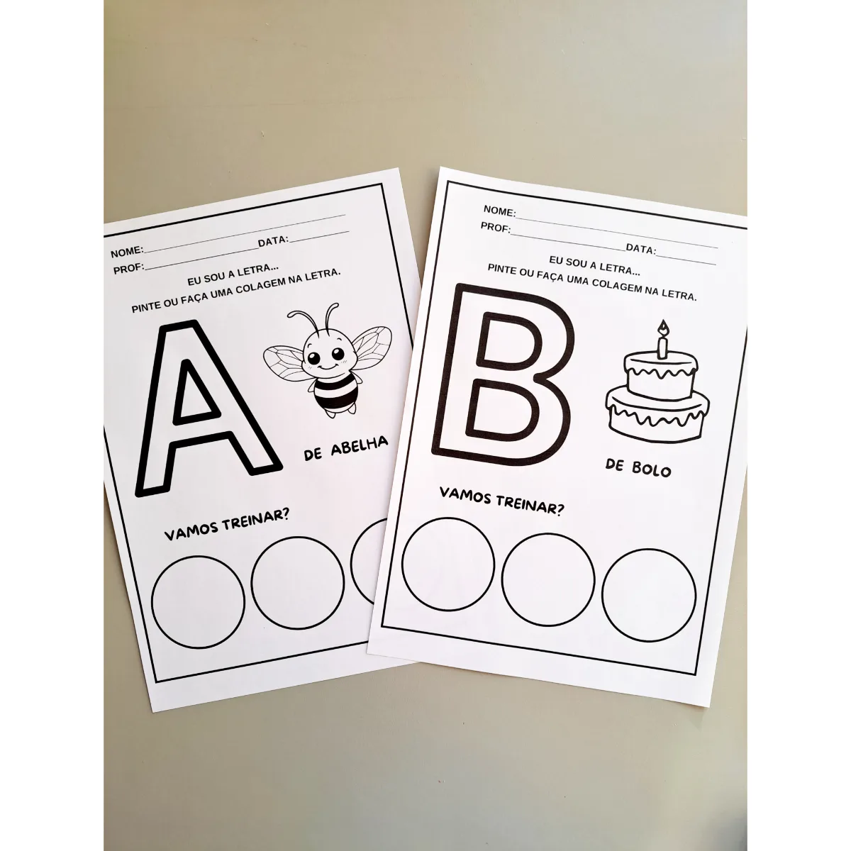 Atividade das Letras do Alfabeto para Educação Infantil – Vogais e Consoantes — amostra 2: ✏️ O que você encontrará no…