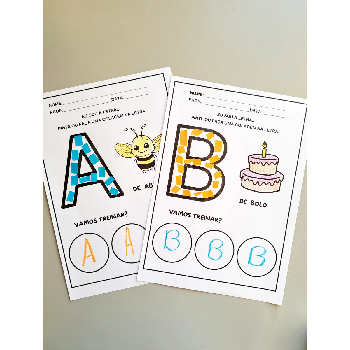 Atividade das Letras do Alfabeto para Educação Infantil – Vogais e Consoantes — Atividades para Educação Infantil:…