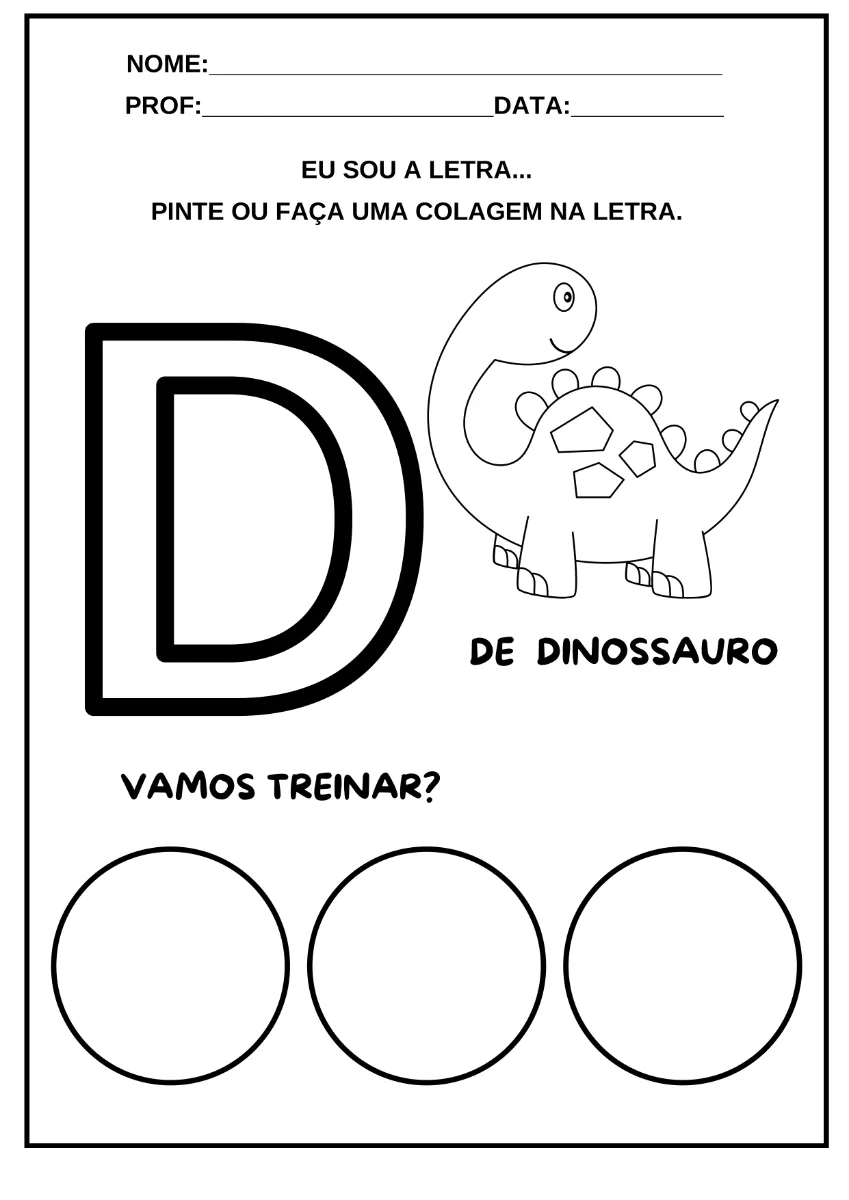 Atividade das Letras do Alfabeto para Educação Infantil – Vogais e Consoantes — amostra 1: 📚 Atividade das Letras do…