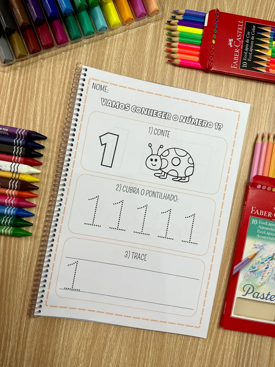 Quero Aprender os Numerais – Atividades de Matemática para Educação Infantil — amostra 1: ✏️ O que você encontrará no…