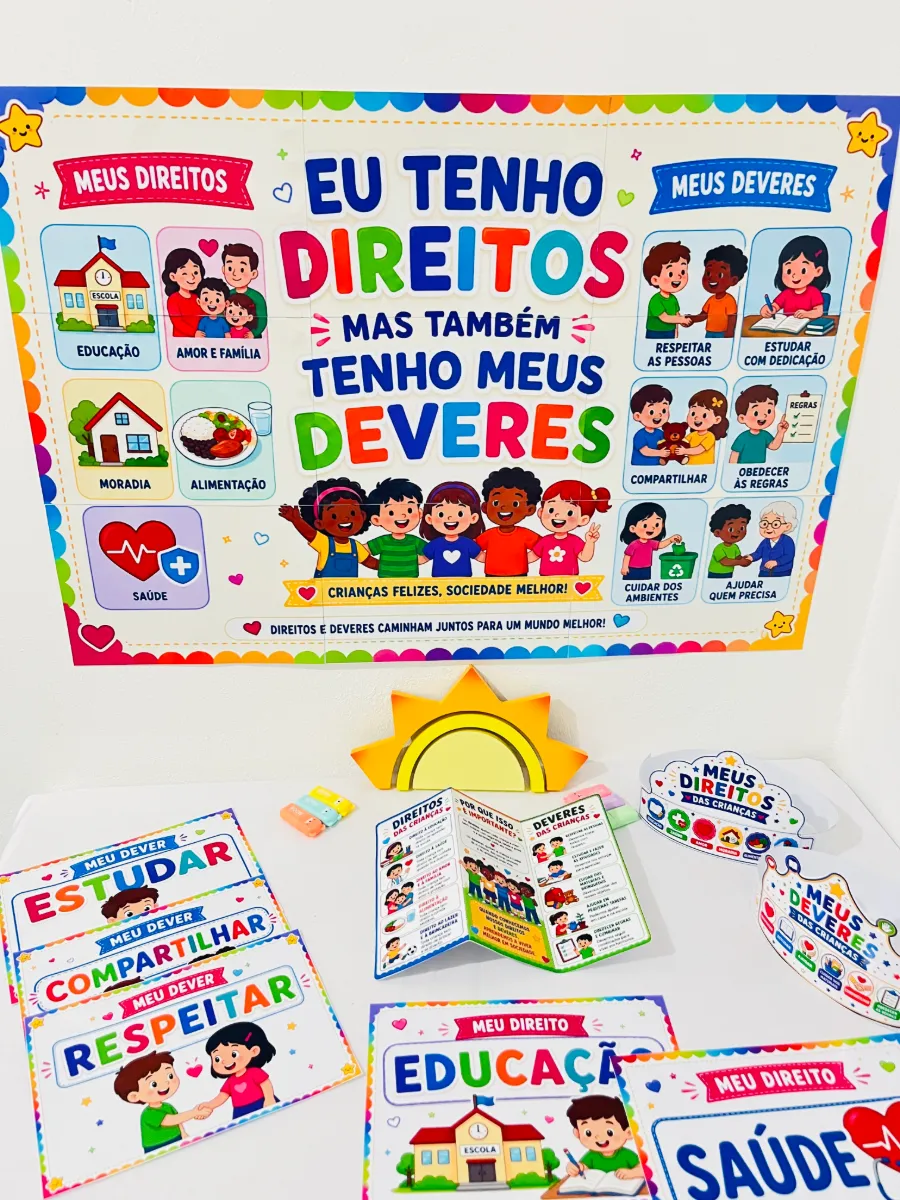 Kit Direitos e Deveres das Crianças em PDF — amostra 7: Kit Direitos e Deveres das Crianças em PDF