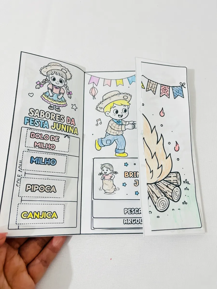 Lapbook Junino Interativo em PDF | Atividade Festa Junina — Atividades para Educação Infantil: Lapbook Junino interativo em…