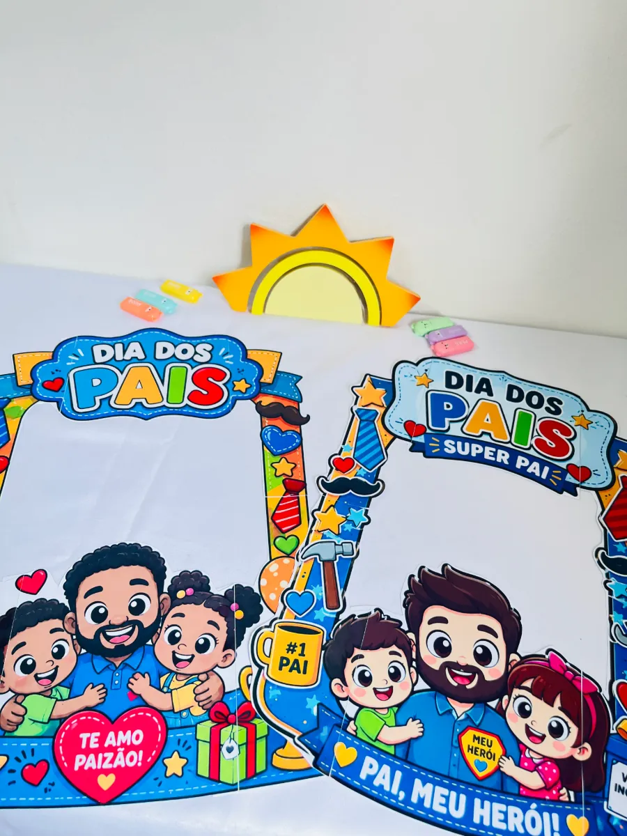 Moldura Dia dos Pais em PDF | Ensaio Fotográfico Escolar — amostra 2: 🧠 Habilidades e BNCC: