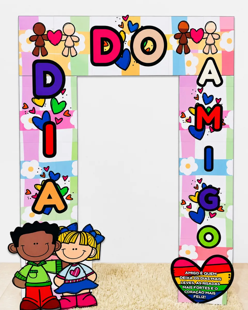 Painel Dia do Amigo PDF | Decoração Escolar — amostra 2: 📦 Conteúdo do Material: