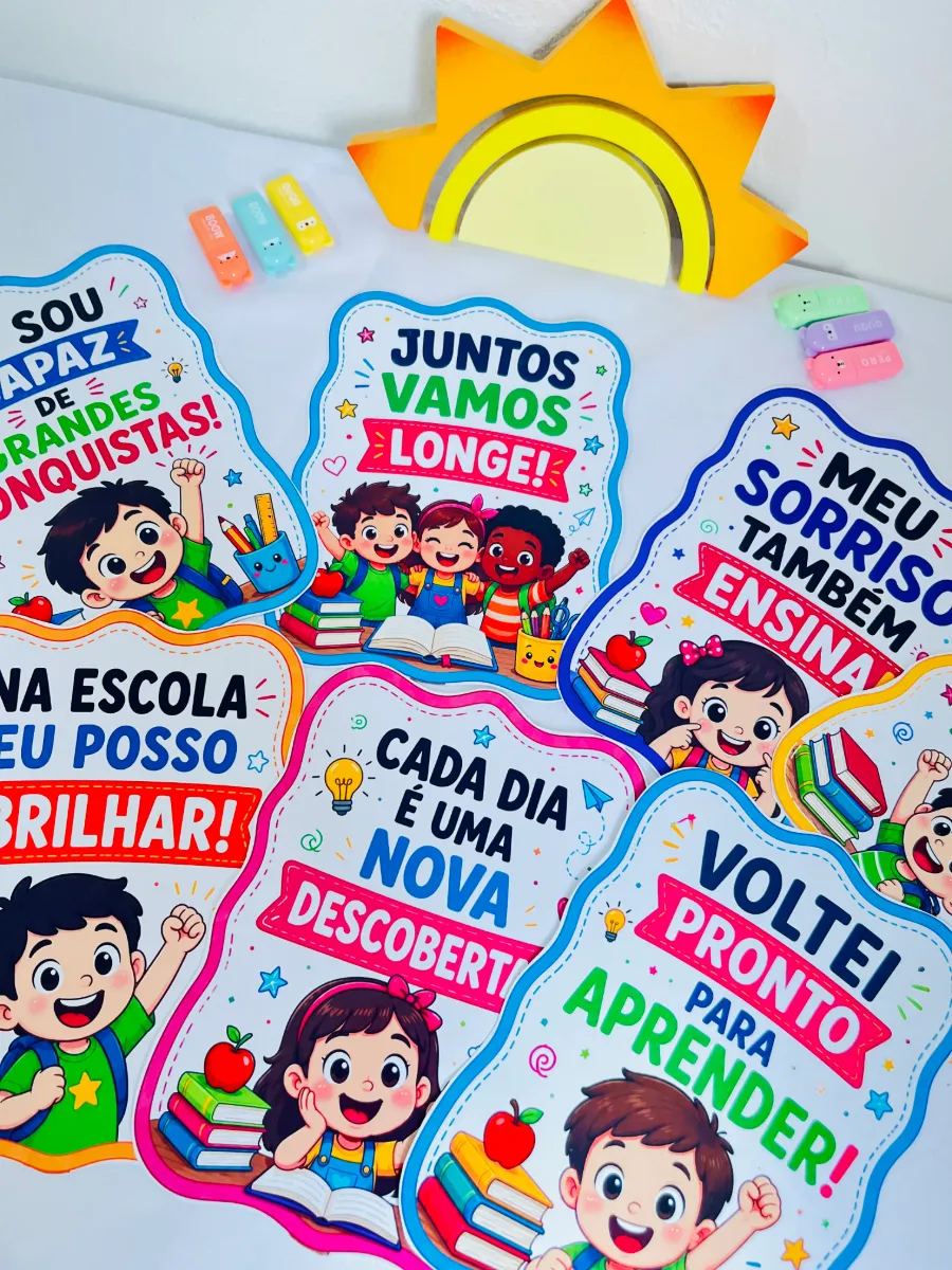 Plaquinhas Volta às Aulas PDF | Fotos e Acolhida — amostra 3: 🧠 Habilidades e BNCC: