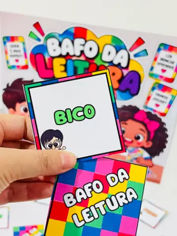 Jogo da Alfabetização - Bafo da Leitura — capa do material
