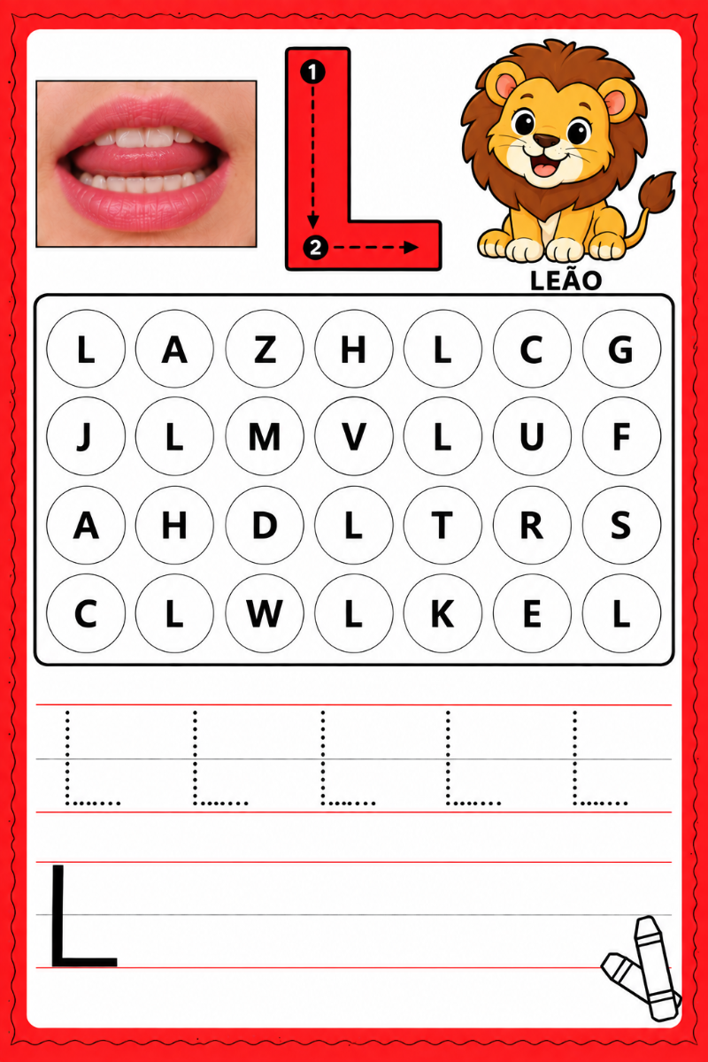 Atividade. 1º ano fichas Fonéticas – Letra e Som | Educação Infantil | — amostra 3: Atividade de Consciência Fonológica –…