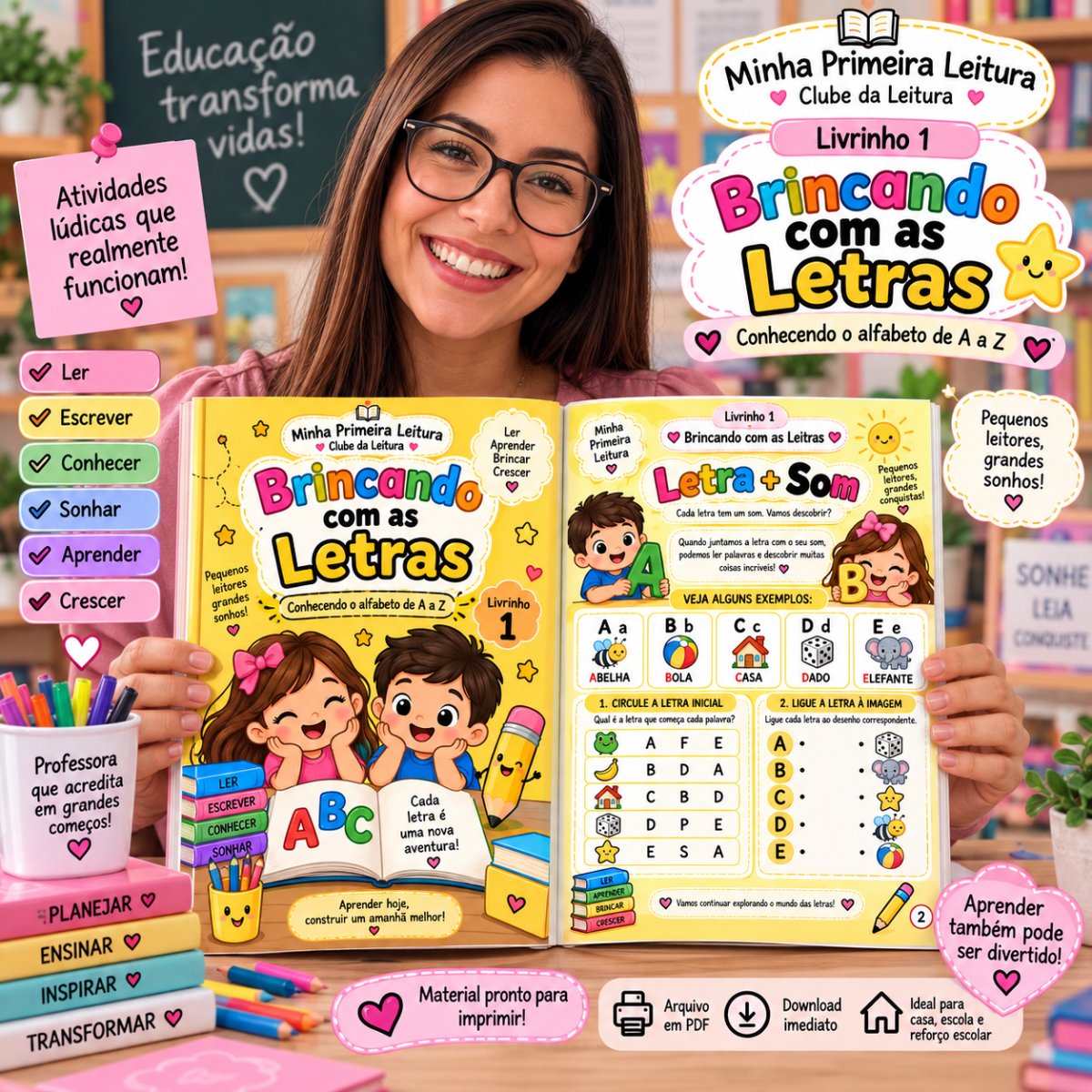 Atividade De LEITURA — CLUBE DA LEITURA — amostra 2: 📥 FORMATO