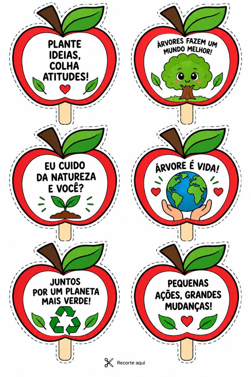 Dia da Árvore Atividades de pinturas | Educação Infantil — amostra 2: Celebre o Dia da Árvore com um kit pedagógico…