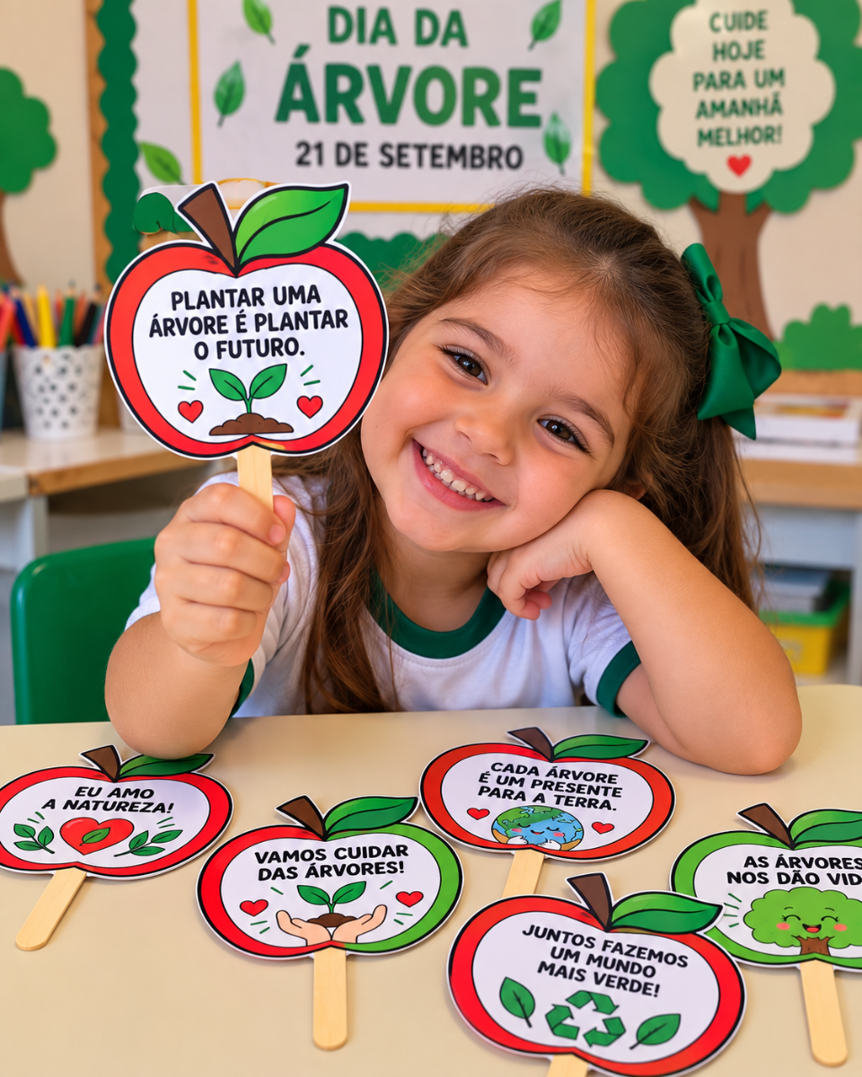 Dia da Árvore Atividades de pinturas | Educação Infantil — Atividades para Todas as séries: Celebre o Dia da Árvore com um…