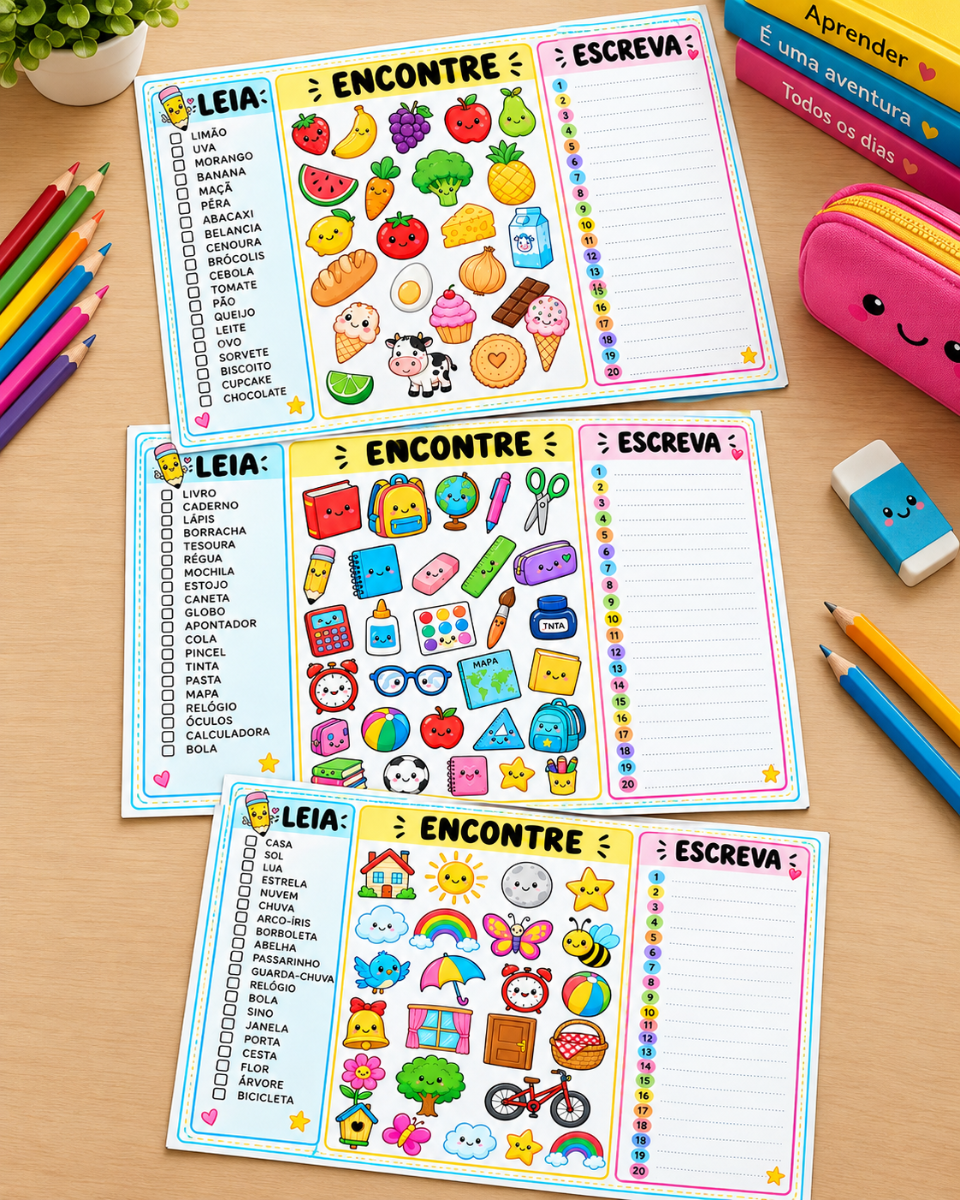 Fichas ATIVIDADE DE LEITURA — 1º ANO LEIA, ENCONTRE E ESCREVA — amostra 1: LEIA, ENCONTRE E ESCREVA — Atividades de Leitura…