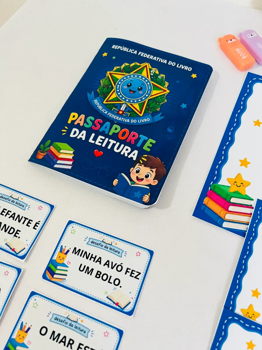 Desafio da Leitura – Atividades de Leitura de Palavras e Frases para Alfabetização — amostra 7: Transforme a prática da…