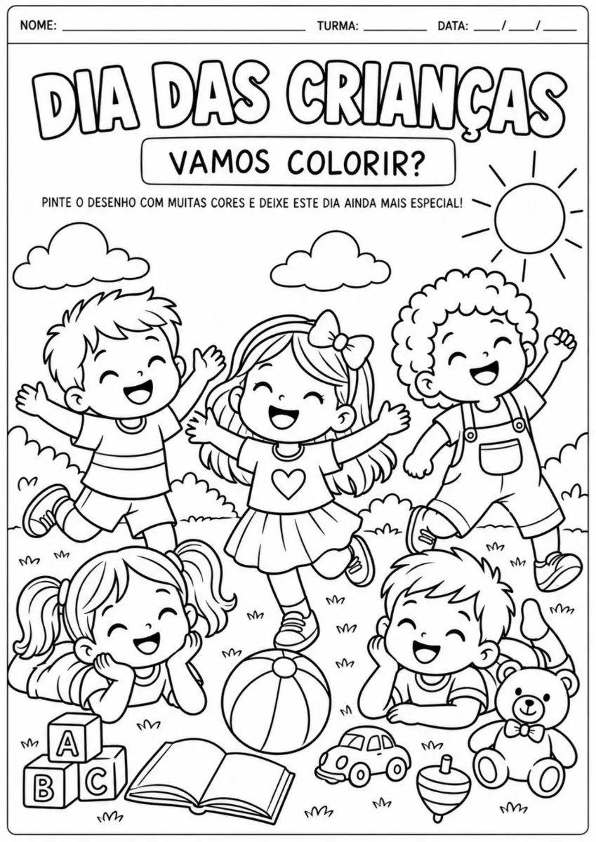 12 ATIVIDADES para o DIA DAS CRIANÇAS: kit pedagógico — amostra 2: 12 atividades para o dia das crianças, prontas para…