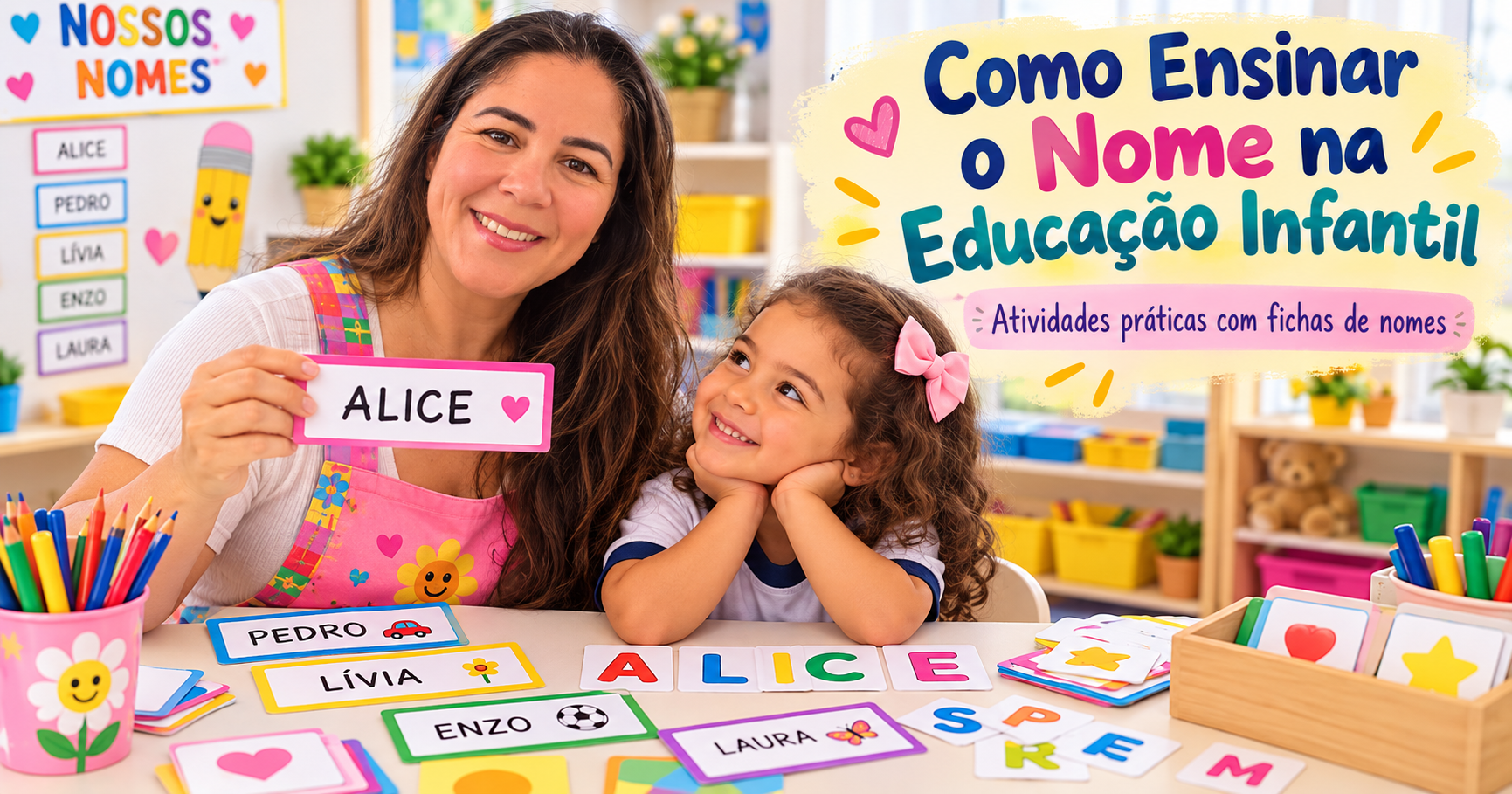 Como Ensinar o Nome na Educação Infantil