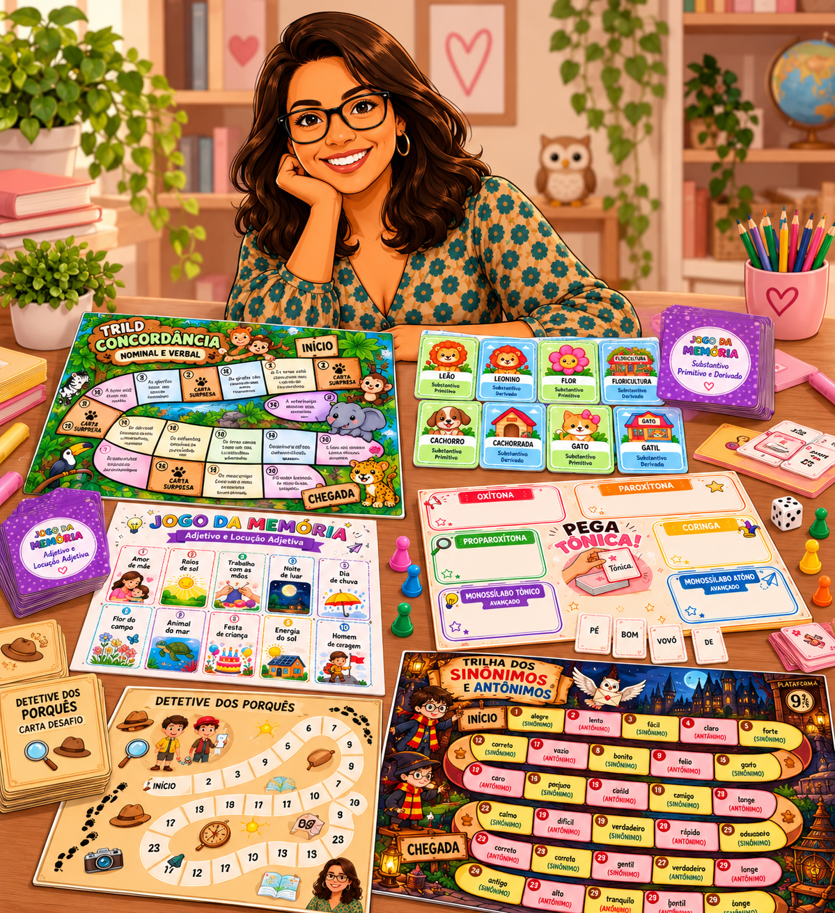 Jogos Pedagógicos: aprenda brincando com a Tia Nay