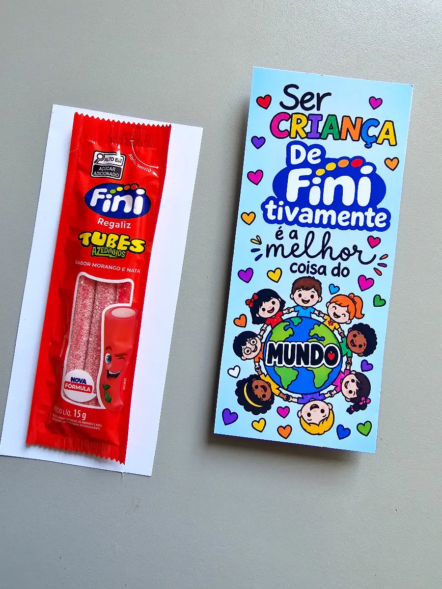 Cartãozinho Dia das Crianças - Lembrancinha em PDF — amostra 2: Lembrancinha do Dia das Crianças em PDF