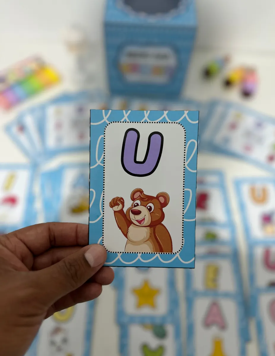 BINGO DAS VOGAIS | RECURSO PEDAGÓGICO — amostra 1: Um recurso lúdico e envolvente para trabalhar diversas habilidades com…
