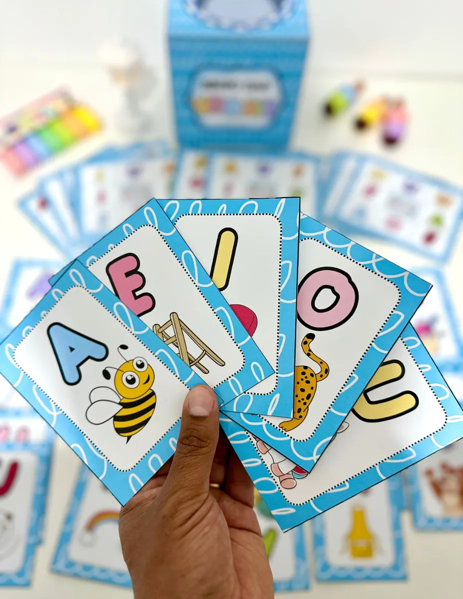 BINGO DAS VOGAIS | RECURSO PEDAGÓGICO — amostra 4: Um recurso lúdico e envolvente para trabalhar diversas habilidades com…