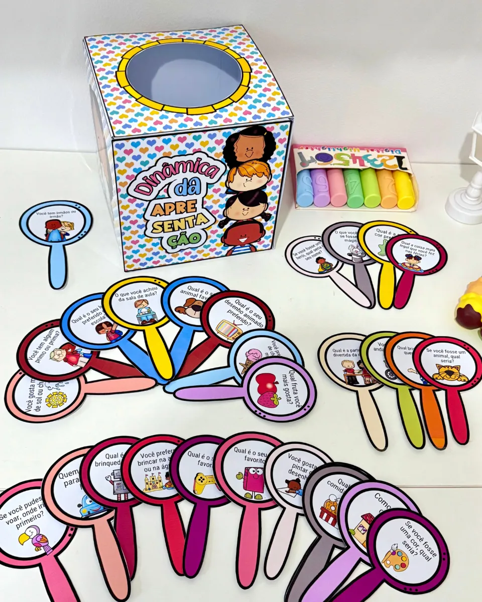 Dinâmica da Apresentação para Educação Infantil — amostra 1: A Dinâmica da Apresentação foi desenvolvida para turmas da…