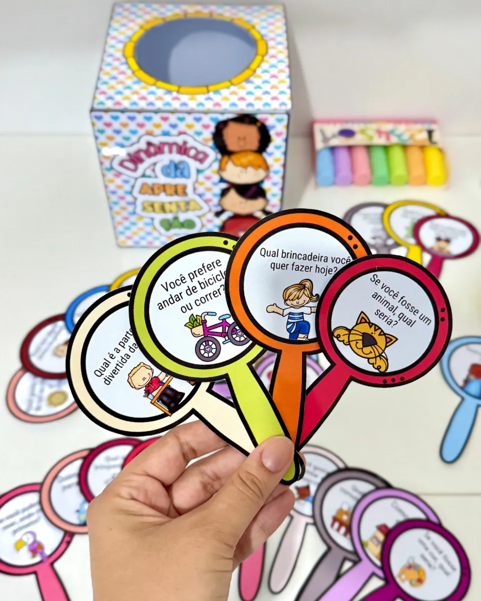 Dinâmica da Apresentação para Educação Infantil — amostra 4: A Dinâmica da Apresentação foi desenvolvida para turmas da…