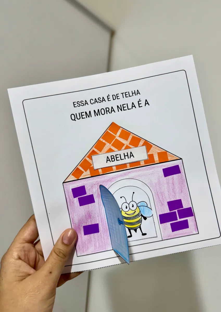 KIT DE ATIVIDADES INTERATIVAS | A CASA E O SEU DONO — amostra 4: Um kit lúdico e educativo com 7 páginas de atividades para…