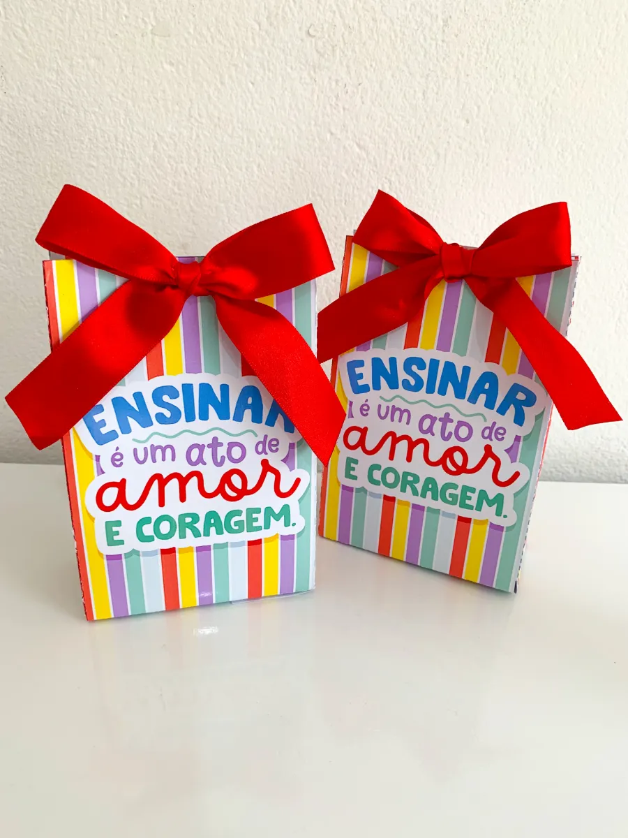 Kit de lembrancinhas para o dia dos professores — amostra 1: Um material lindo e completo, com 5 opções de lembrancinhas…