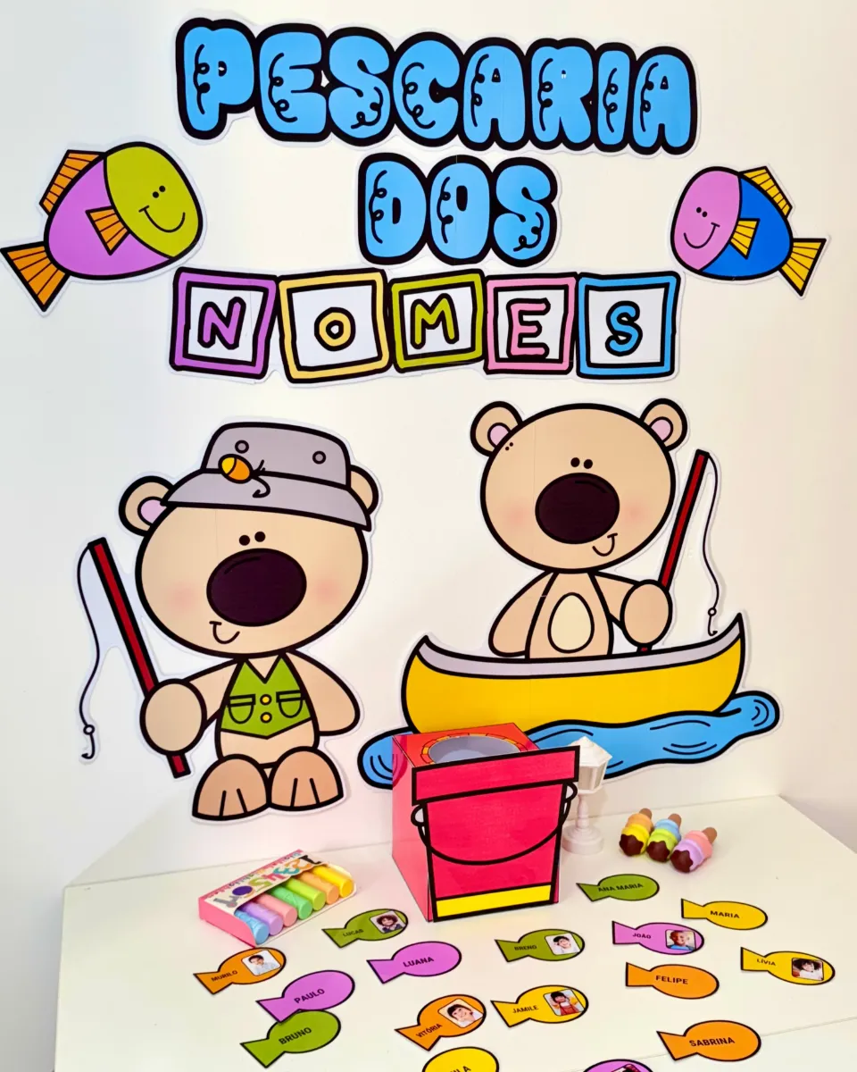 Kit Pescaria dos Nomes | Nome Próprio na Educação Infantil | Atividade Lúdica com Crachás — Atividades para Todas as…