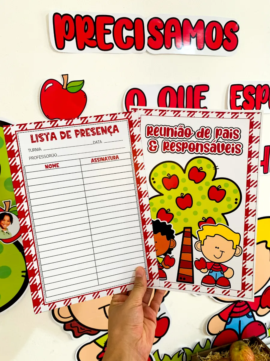 Kit reunião: colhendo frutos — amostra 3: Um material super completo, com itens editáveis para você tornar o momento da…
