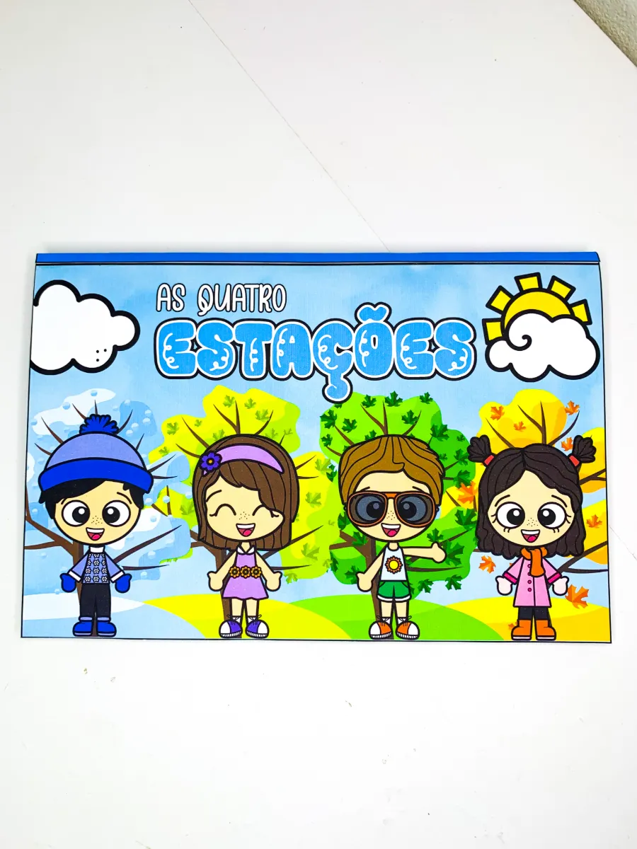 Livro 3D As Quatro Estações – Atividade para Educação Infantil — Atividades para Educação Infantil: Material pedagógico…