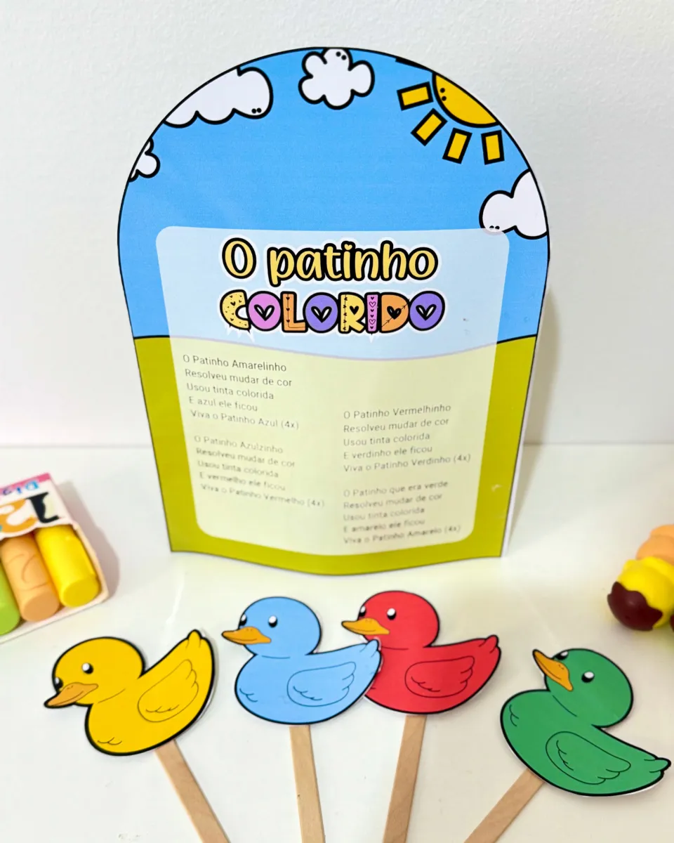 Luva Musical O Patinho Colorido | Educação Infantil — amostra 3: A Luva Musical O Patinho Colorido é um recurso lúdico para…