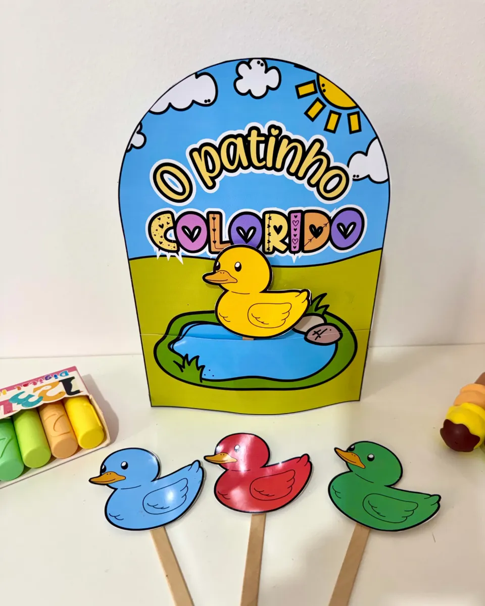 Luva Musical O Patinho Colorido | Educação Infantil — amostra 5: A Luva Musical O Patinho Colorido é um recurso lúdico para…