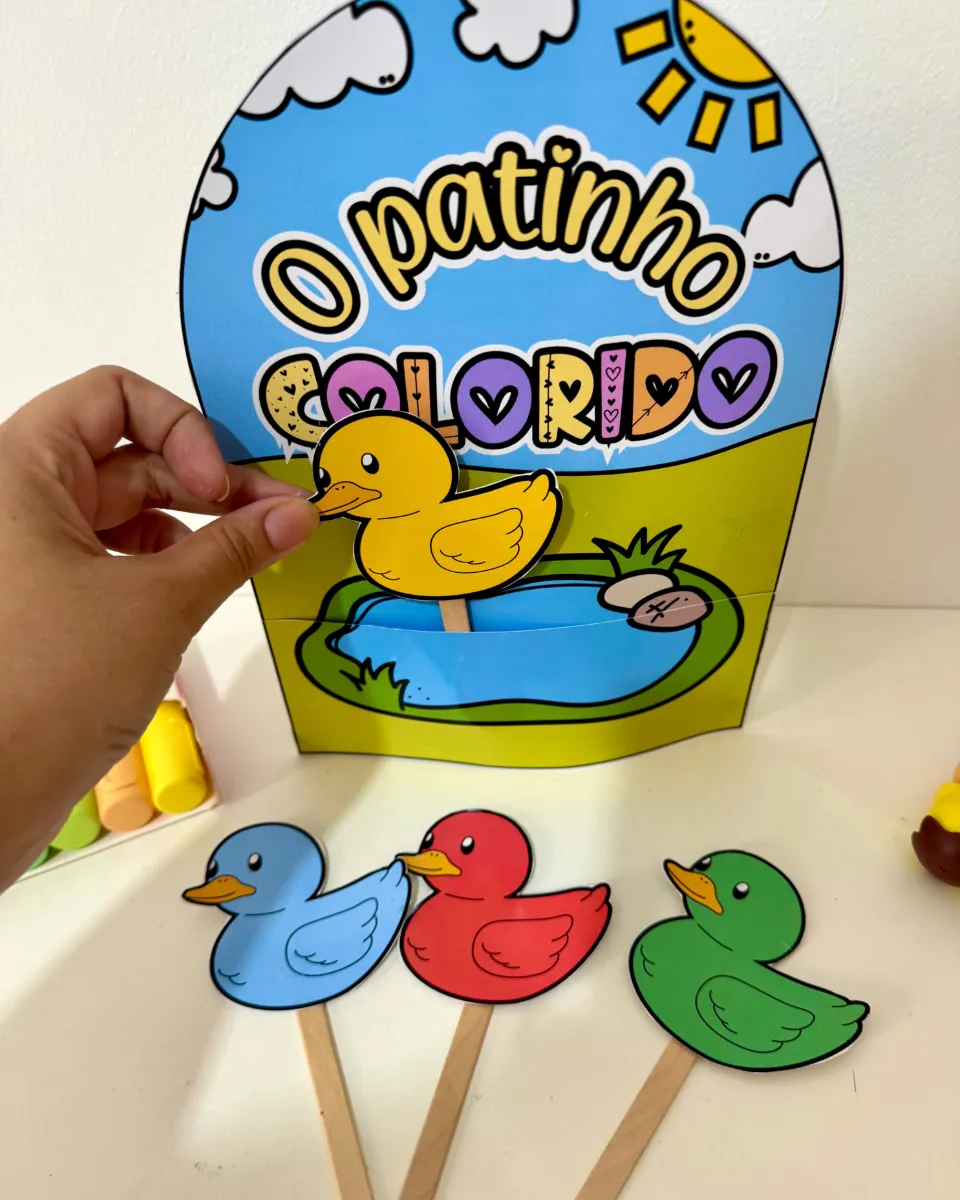 Luva Musical O Patinho Colorido | Educação Infantil — Atividades para Educação Infantil: A Luva Musical O Patinho Colorido…