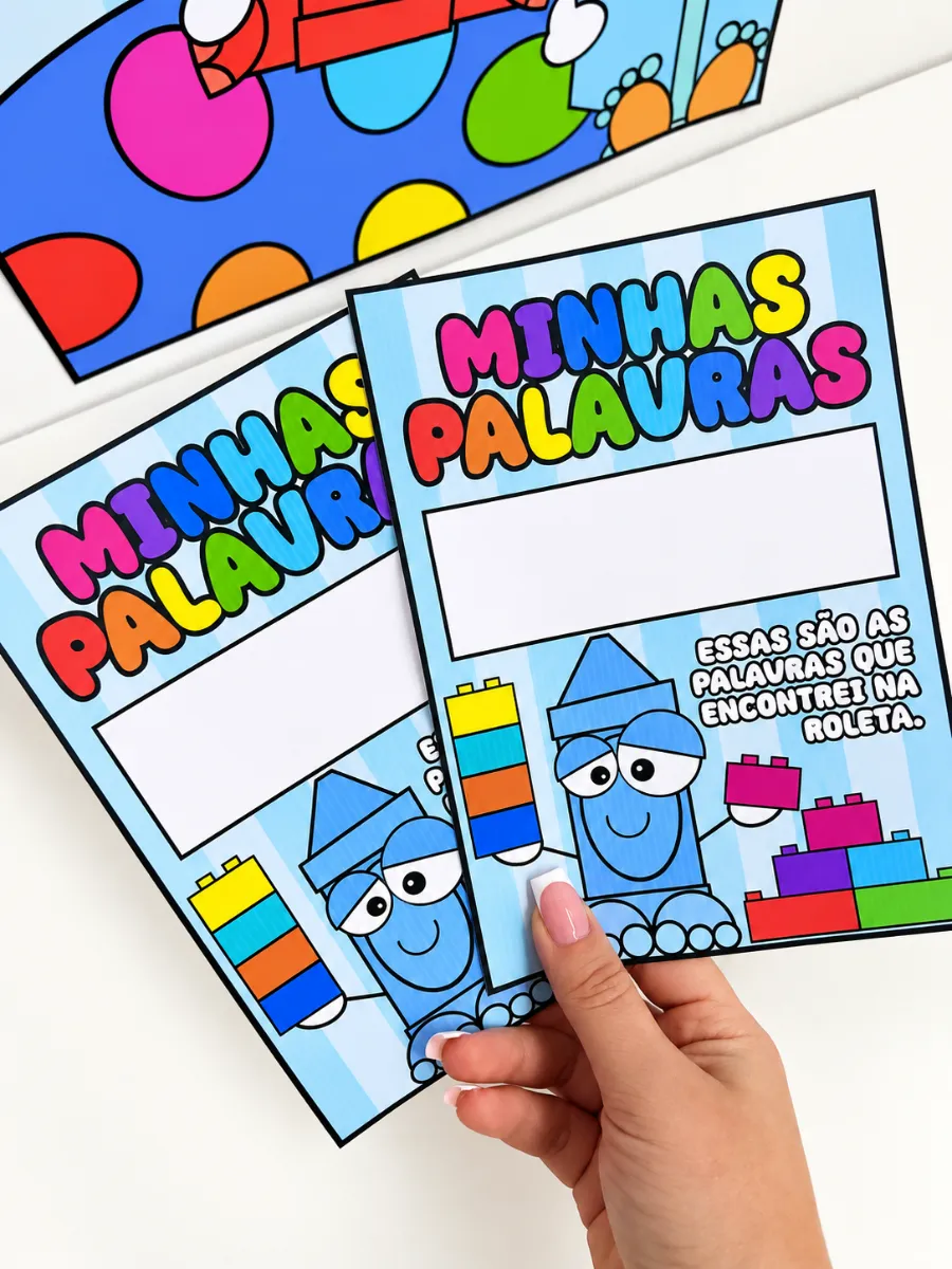 Roleta das Palavras – Atividade de Alfabetização — amostra 3: Uma proposta que estimula leitura, escrita, consciência…