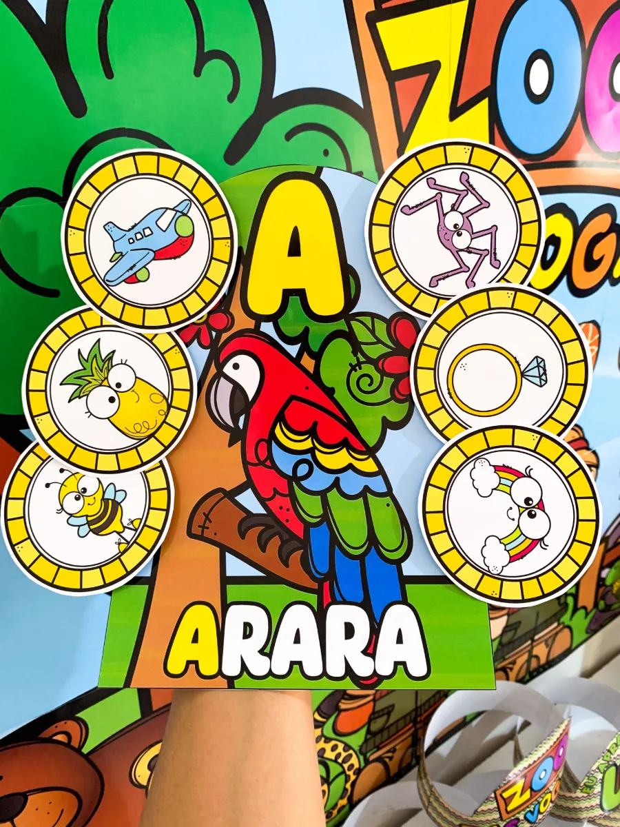 Zoo das Vogais — amostra 3: Um material lindo, completo e preparado com muito carinho para trabalhar o conteúdo com as…