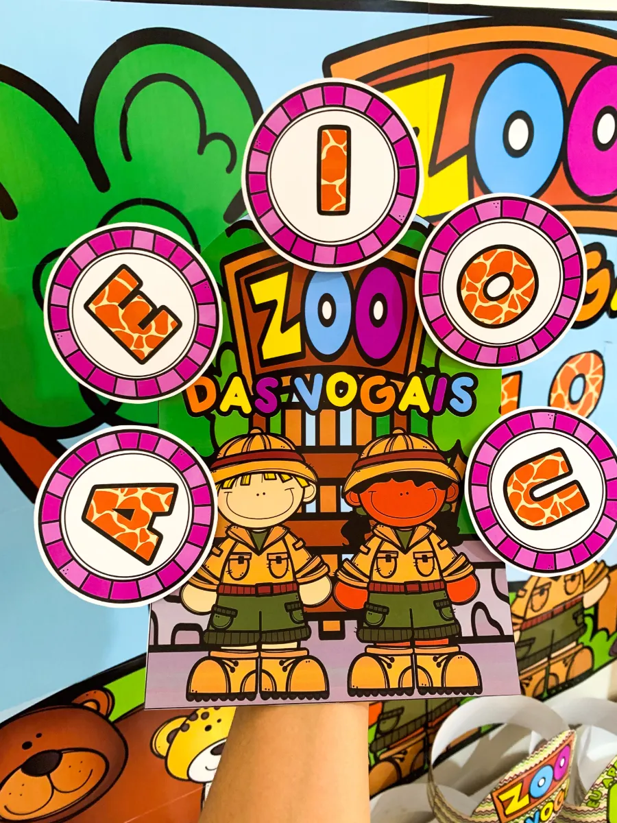 Zoo das Vogais — amostra 4: Um material lindo, completo e preparado com muito carinho para trabalhar o conteúdo com as…