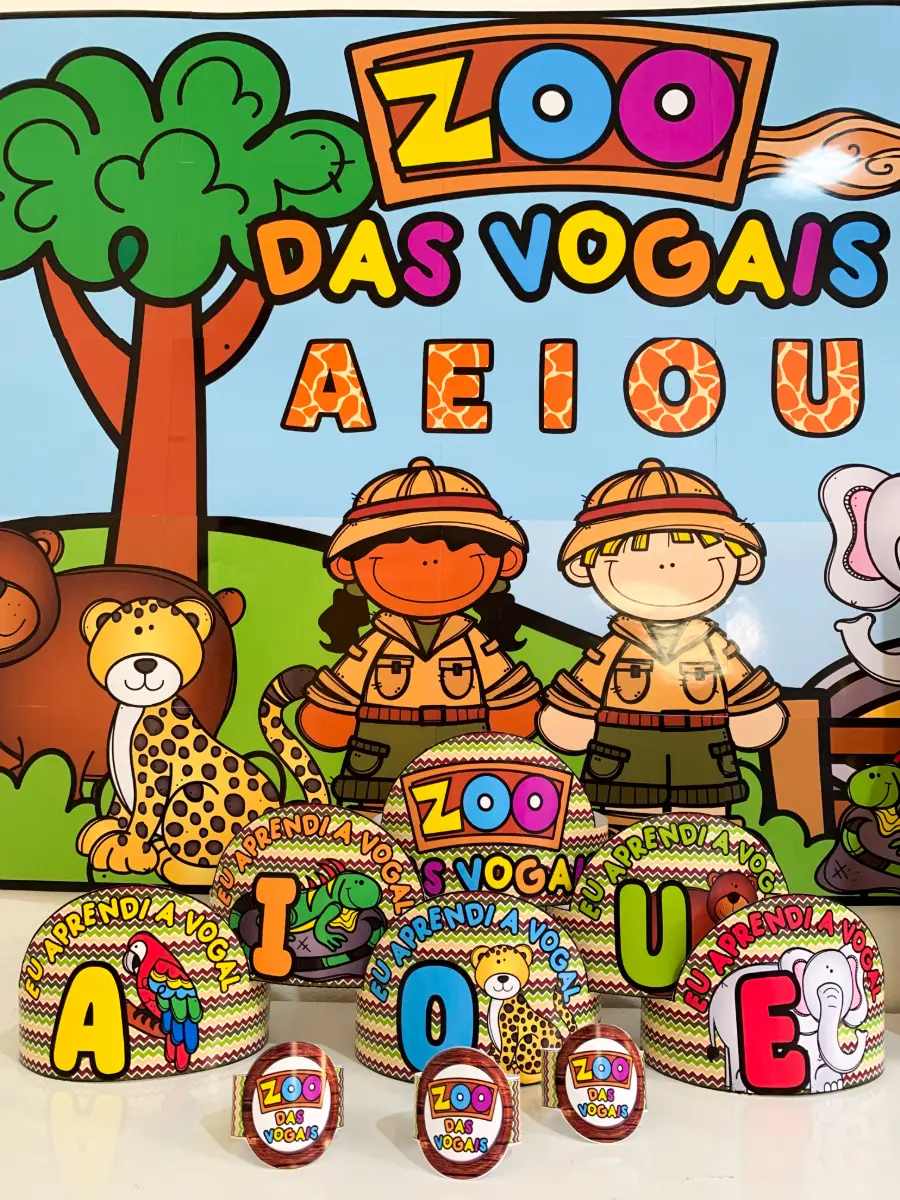Zoo das Vogais — Atividades para Todas as séries: Um material lindo, completo e preparado com muito carinho para trabalhar…