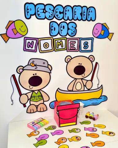Kit Pescaria dos Nomes | Nome Próprio na Educação Infantil | Atividade Lúdica com Crachás — capa do material
